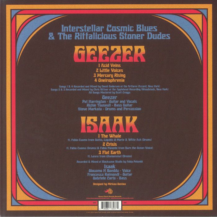 Geezer - Interstellar Cosmic Blues & The Riffalicious Stoner Dudes