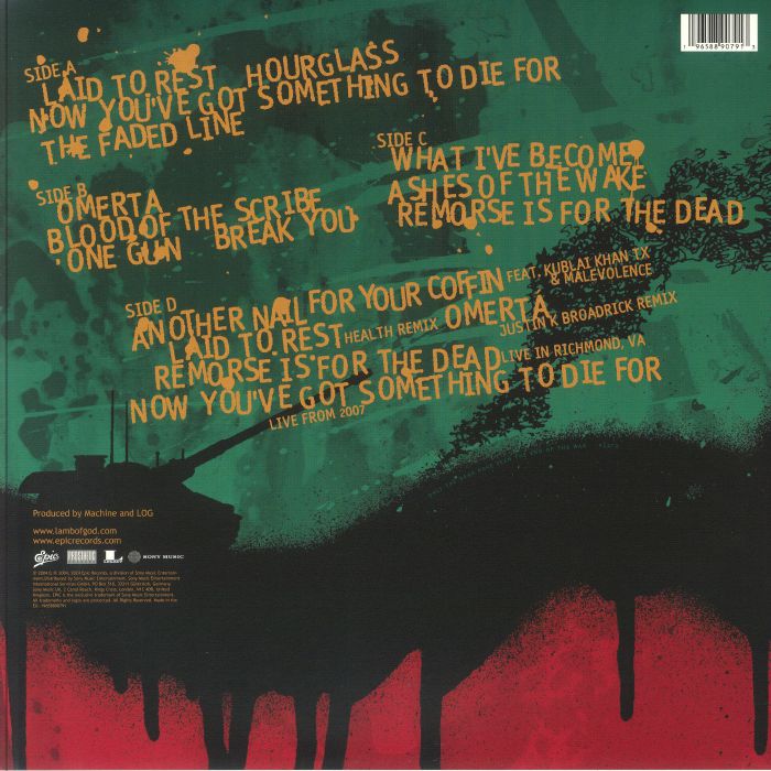 Lamb of God - Ashes of the Wake