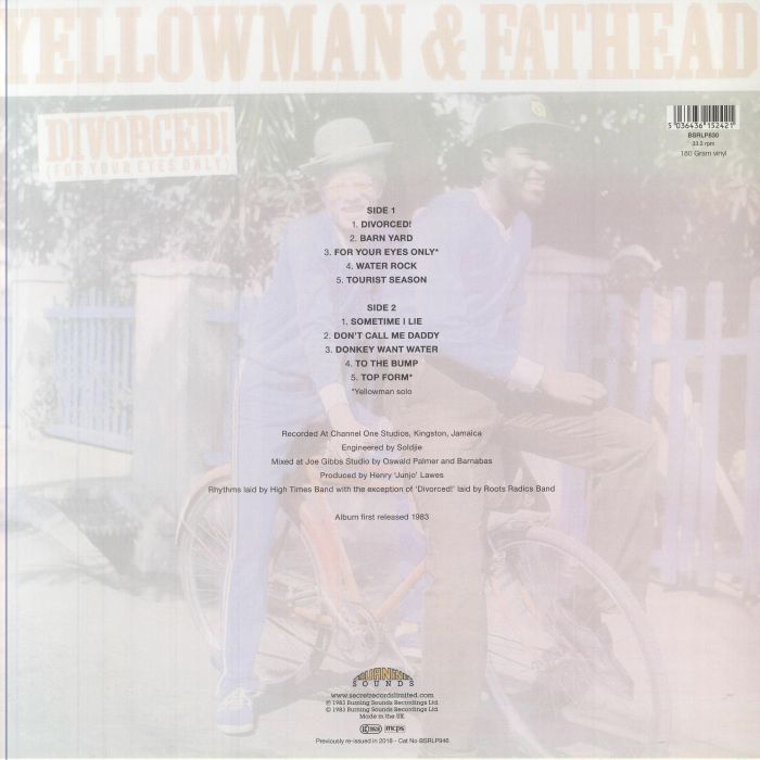 Yellowman and Fathead - Divorced! For Your Eyes Only