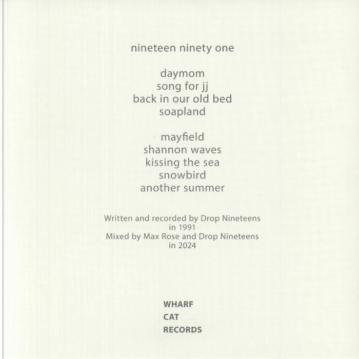 Drop Nineteens - 1991