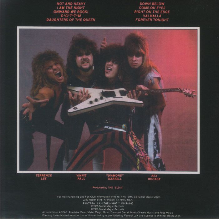 Pantera - I am the Night