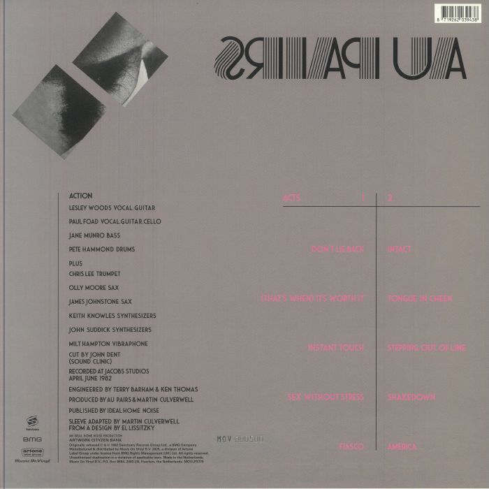 Au Pairs - Sense & Sensuality