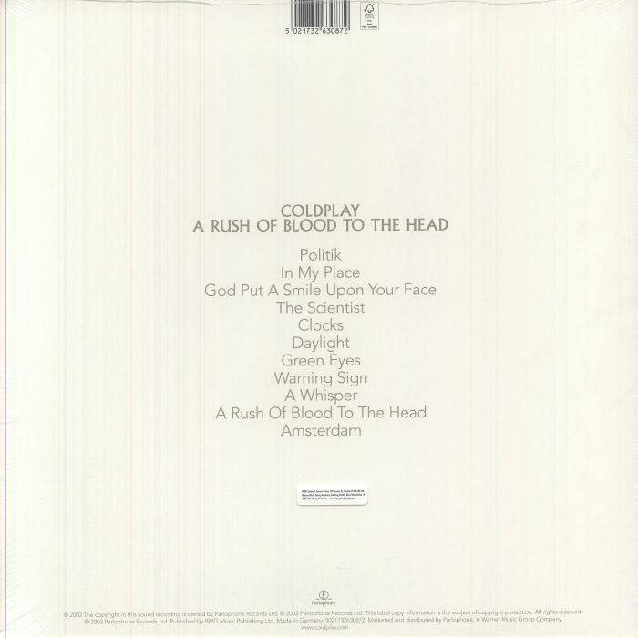 Coldplay - A Rush of Blood To The Head