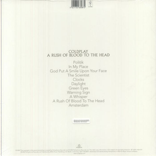 Coldplay - A Rush of Blood To The Head