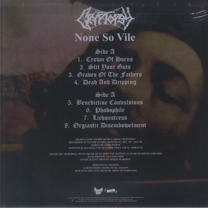 Cryptopsy - None So Vile