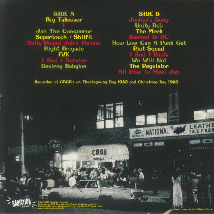 Bad Brains - Live at CBGB's 1982
