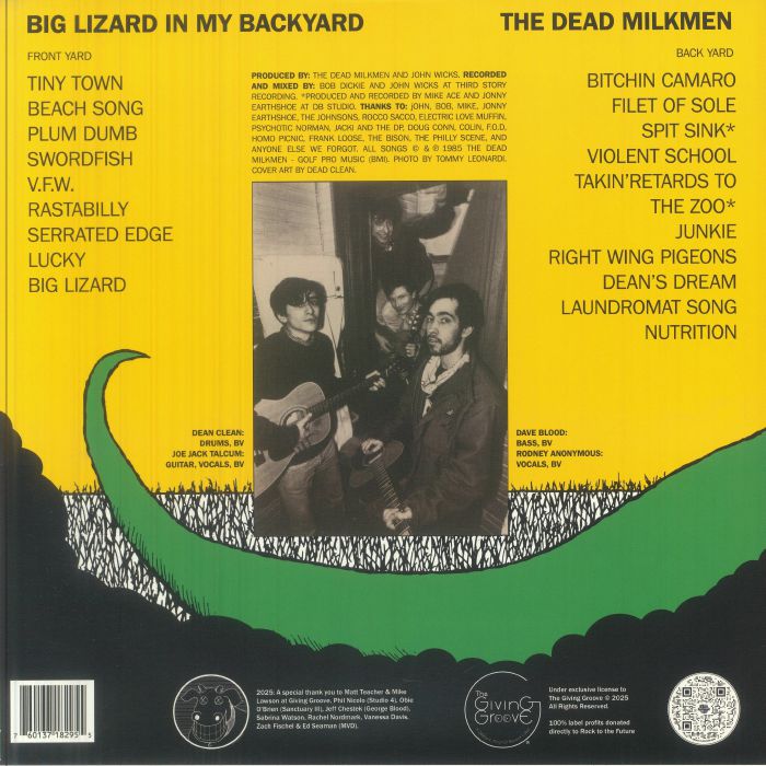 Dead Milkmen - Big Lizard In My Backyard