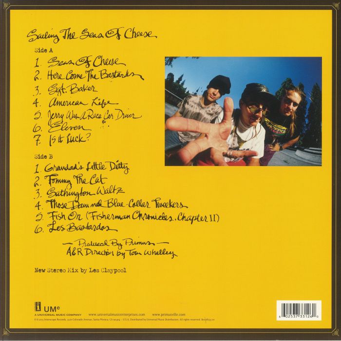 Primus - Sailing The Seas of Cheese