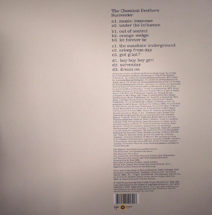 Chemical Brothers, The - Surrender