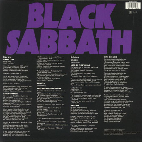 Black Sabbath - Master of Reality
