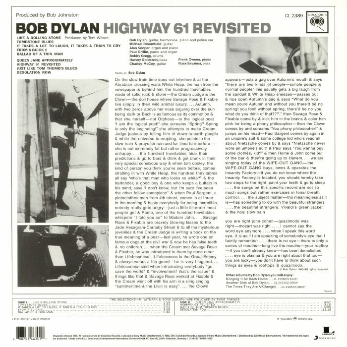 Bob Dylan - Highway 61 Revisited