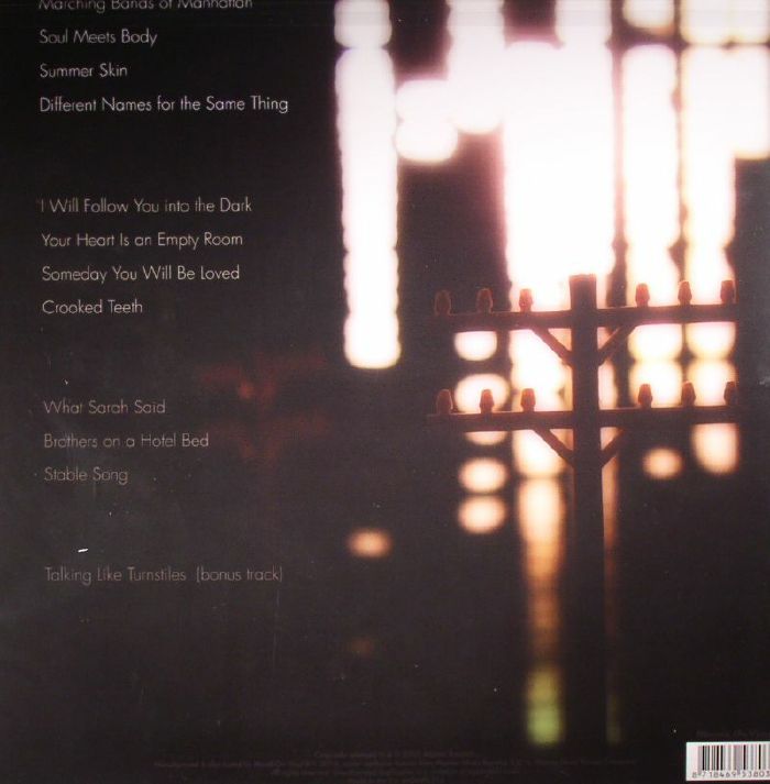 Death Cab for Cutie - Plans