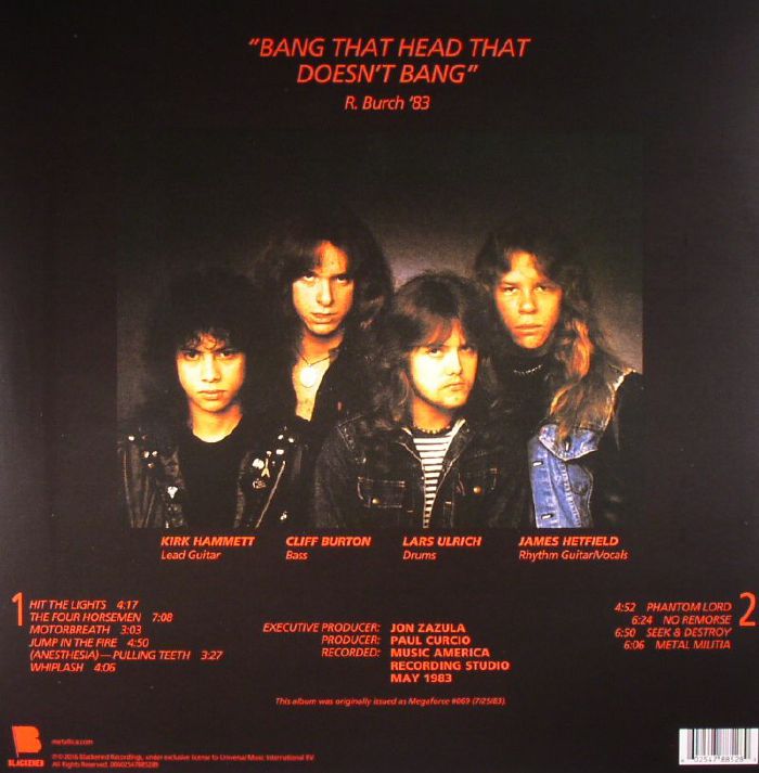 Metallica - Kill 'Em All