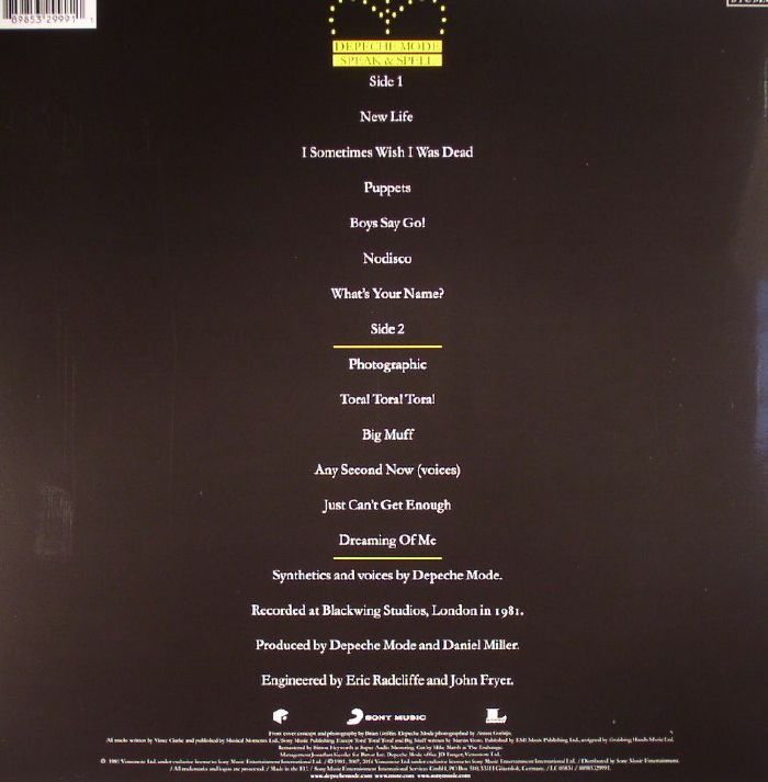 Depeche Mode - Speak and Spell