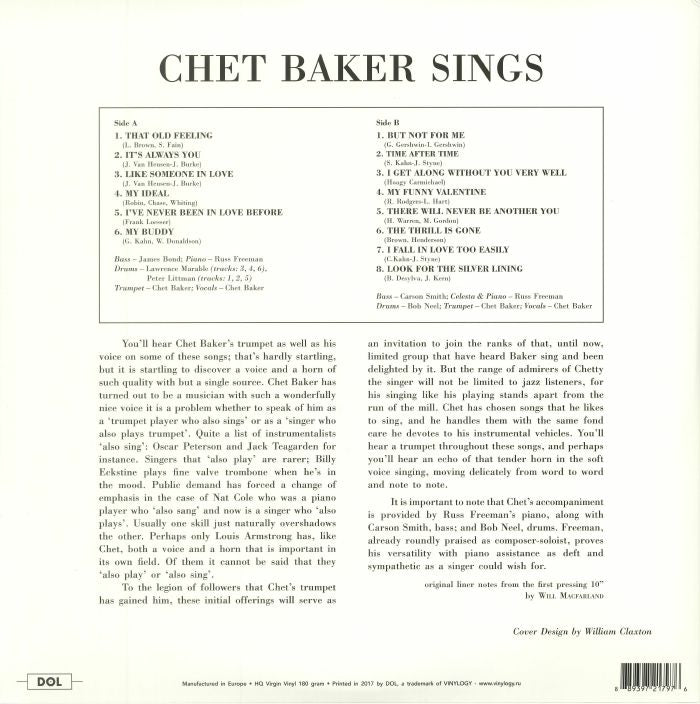 Chet Baker - Sings
