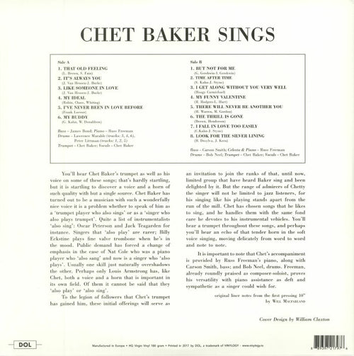 Chet Baker - Sings