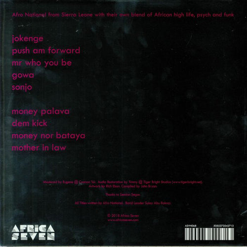 Afro National - African Experiments 1972-1979