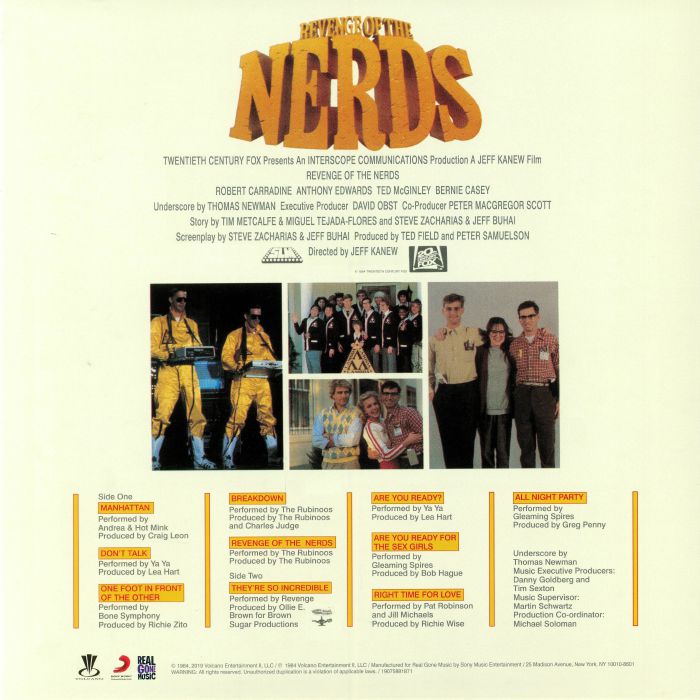 Various - Revenge of the Nerds Original Soundtrack