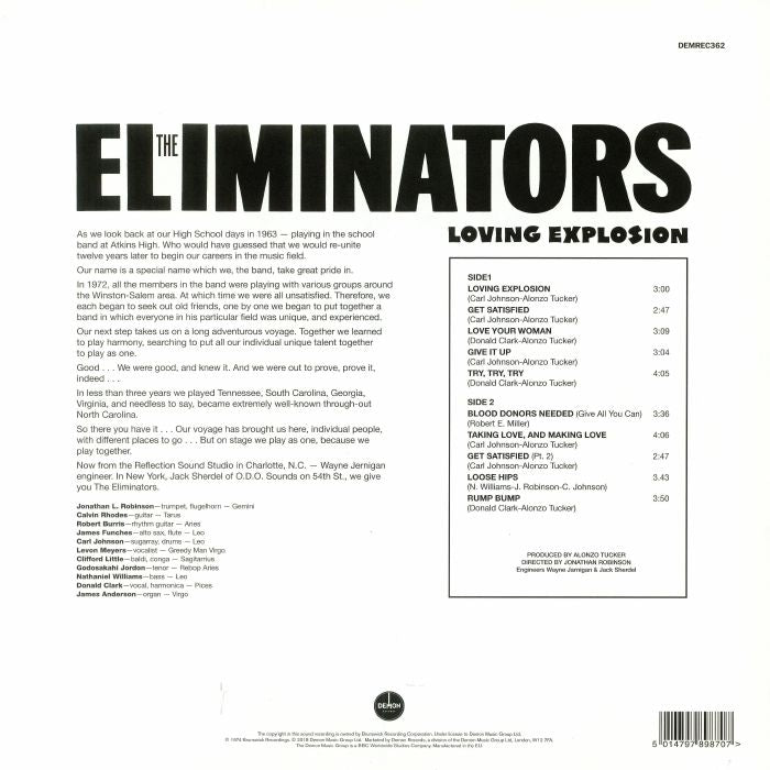 Eliminators, The - Loving Explosion