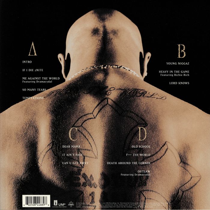 2 PAC - Me Against The World (25th Anniversary Edition) (reissue)