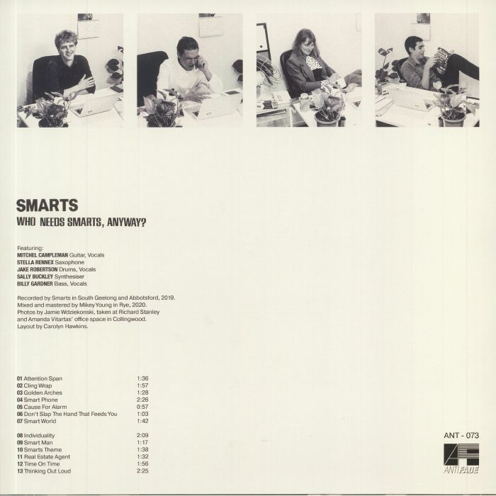 Smarts - Who Needs Smarts Anyway?