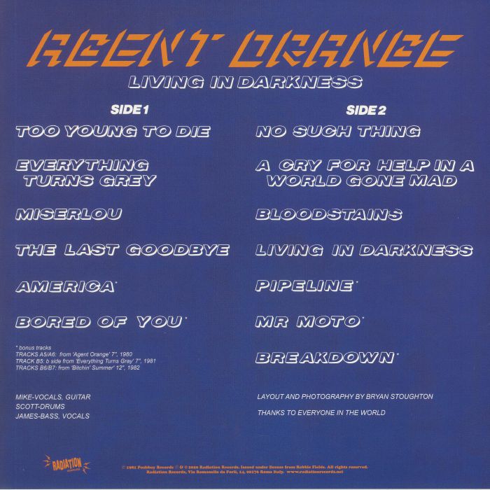 Agent Orange - Living in Daylight
