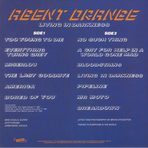 Agent Orange - Living in Daylight
