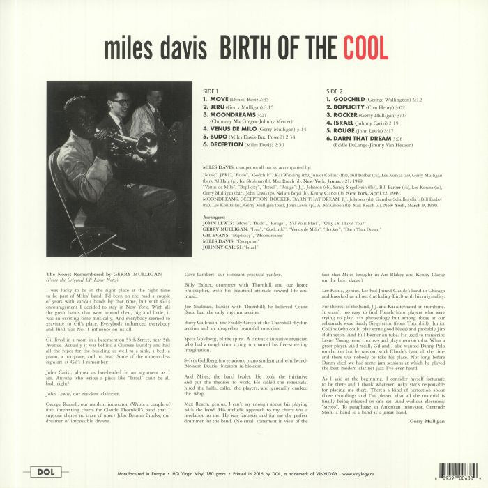 Miles Davis - Birth of The Cool
