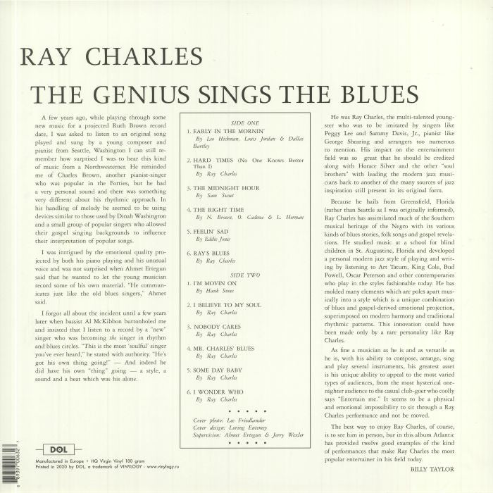 Ray Charles - The Genius Sings The Blues