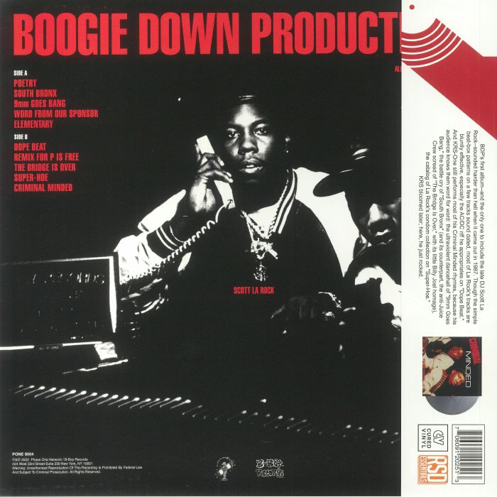 Boogie Down Productions - Criminal Minded