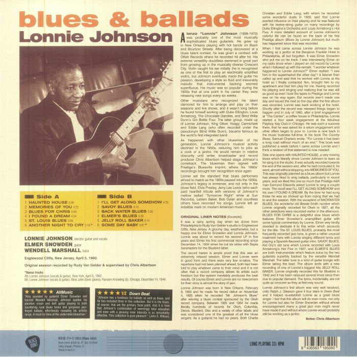 Lonnie Johnson - Blues and Ballads